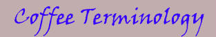Coffee Terminology Logo