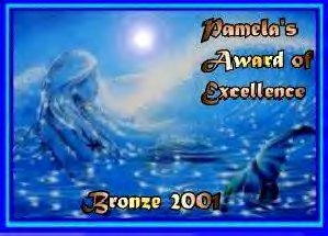 Pamela's Award of Excellence!