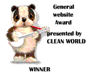  Clean World Award Image : Your Site has scored Enough Points to win the Clean World Award.