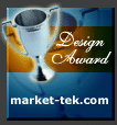  Market-Tek Design Award Image : Congratulations!  After reviewing your site, we are pleased to present you with the Market-Tek Design Award!