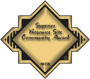 Resource Site Award Image : We thank you for inviting us to visit your home on the Internet. We applaud your site's ease of navigation, obvious hard work, and informative content. Considering the nature of your site, it is with great pleasure that we give you the Resource Site Award. Lynne