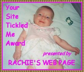 Tickled Award Image :  You have a great website! It is an honor to present you with our Tickled Me Award. 